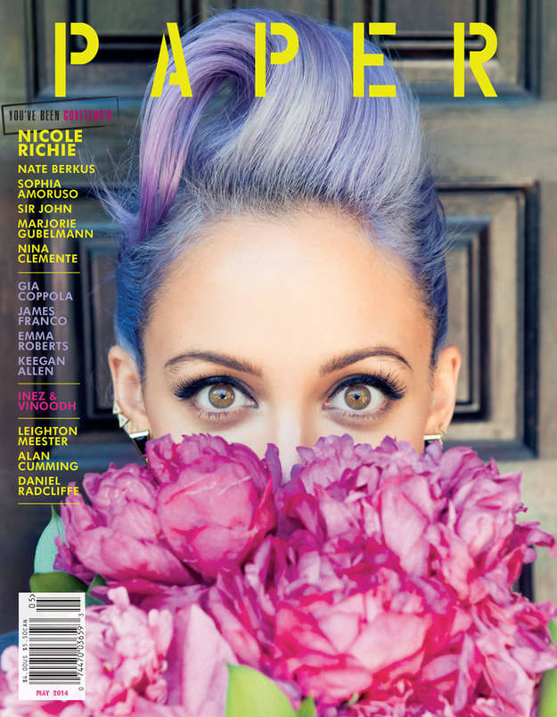 nicole richie for paper magazine