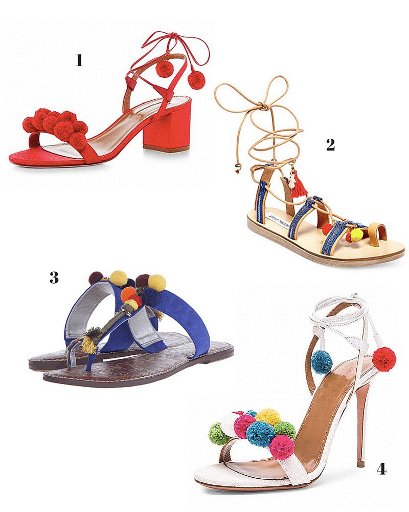 wednesday windup: our favorite pom pom sandals